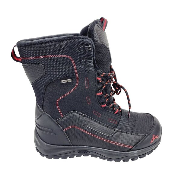 Rockmark Winter Snow Boots Men's Sz 7 Black Outdoor Warm Mid Calf Waterproof New - Picture 10 of 16